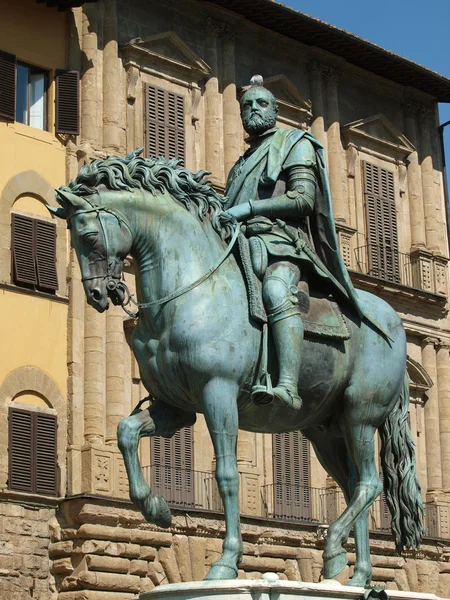 Florence - Piazza Signoria Stockafbeelding