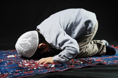 Muslim boy clipart