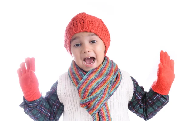 冬の子供 — ストック写真