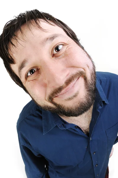 Closeup image of a happy young man — Stock Photo, Image