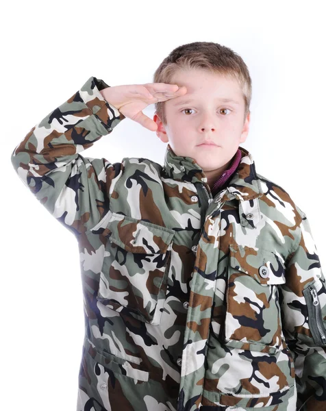 Στρατός αγόρι — Φωτογραφία Αρχείου