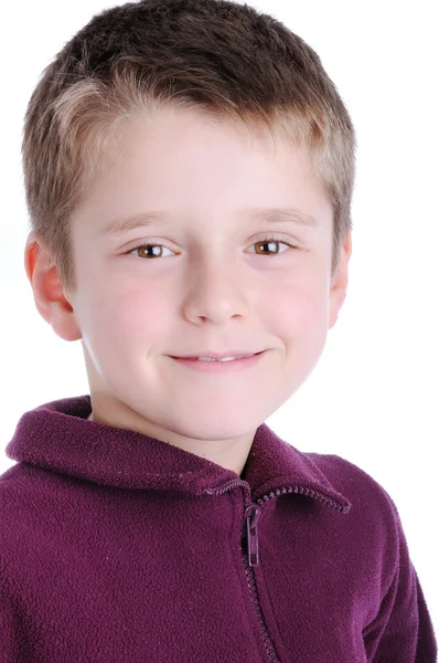 Счастливый улыбающийся мальчик — стоковое фото