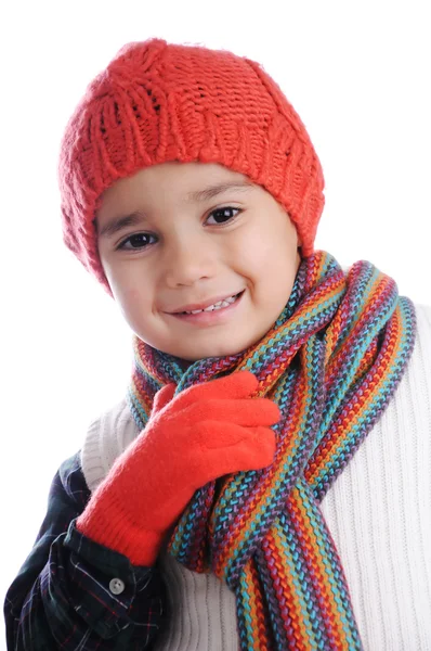 Zimą dziecko — Zdjęcie stockowe