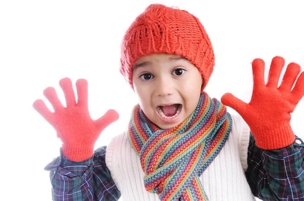 겨울 아이 — 스톡 사진