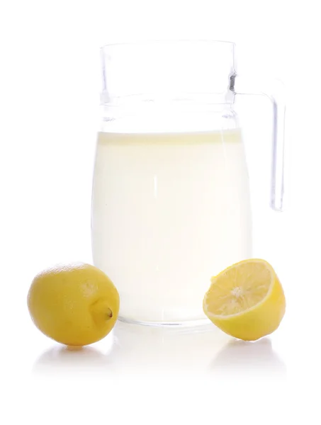 stock image Fresh fruit juice. on white isolated.