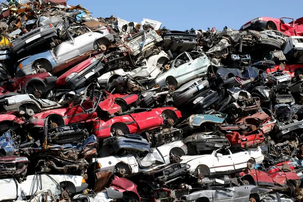 Cars junkyard Stock Picture