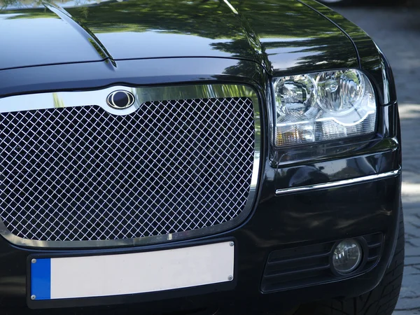 Front detail of limousine — Stock Photo, Image