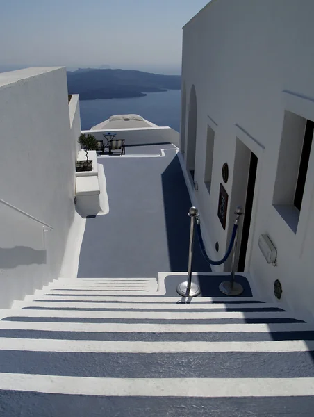 Stair to hotel, Santorini — Stock Photo, Image