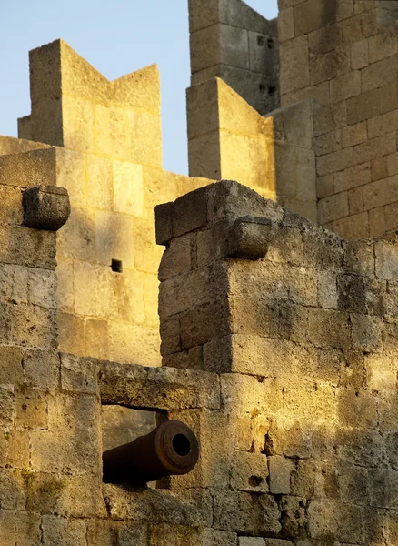 Średniowiecznych murów — Zdjęcie stockowe