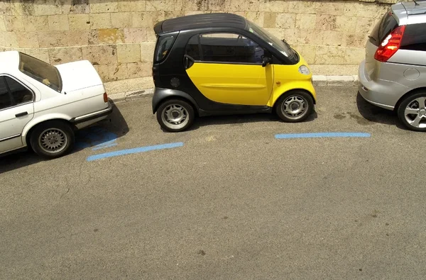 Smart parkering — Stockfoto