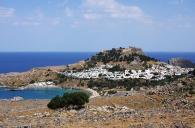 Lindos - Rhodes, Greece clipart