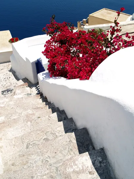 Escada para o mar, Santorini — Fotografia de Stock