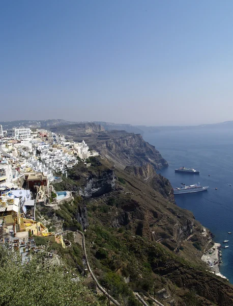 Santorini - Caldera Ansicht — Stockfoto