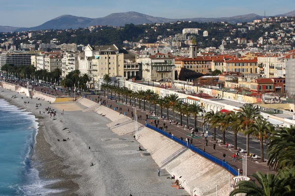 Nice, Франция - пляж — стоковое фото