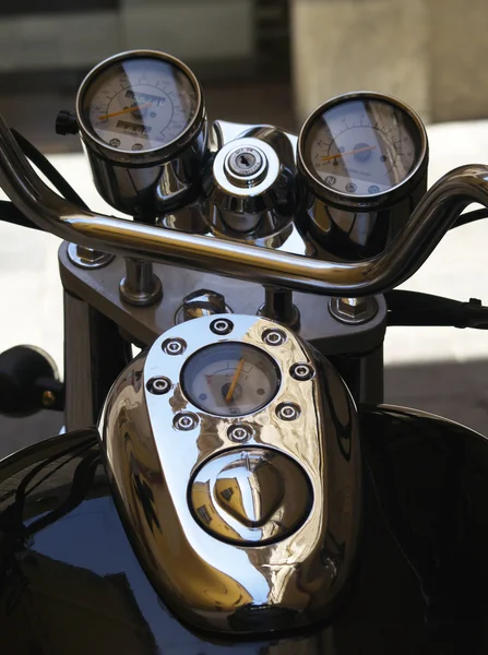 Motorrad-Detail lizenzfreie Stockbilder