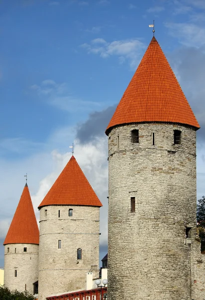 Vista da antiga Tallinn, Estónia Imagens De Bancos De Imagens Sem Royalties