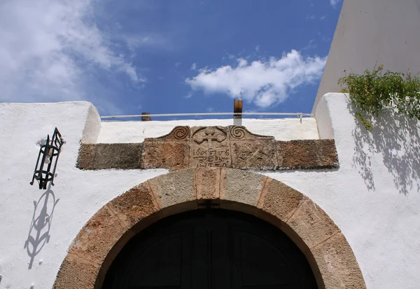 Building detail, Rhodes island — Stock Photo, Image