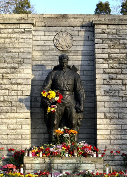 Stock image Bronze Soldier in Tallinn