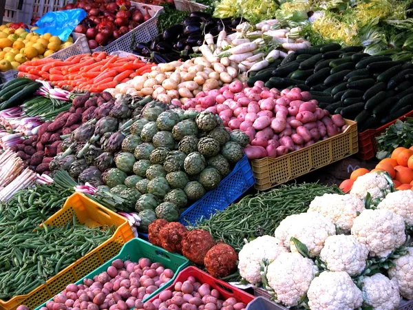 Verduras frescas variadas Fotos de stock