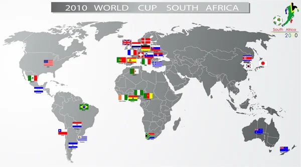 Copa del Mundo Sudáfrica — Archivo Imágenes Vectoriales