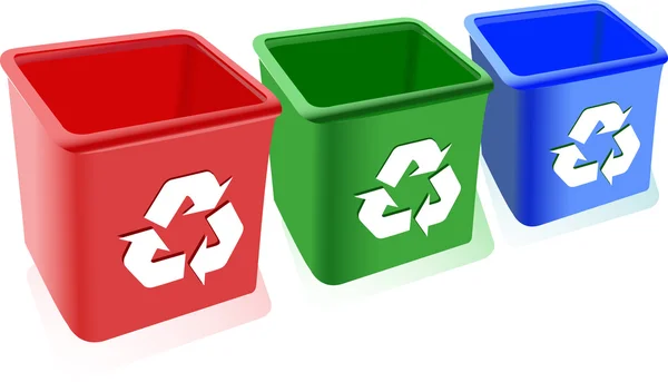 Recycler, réutiliser, réduire — Image vectorielle