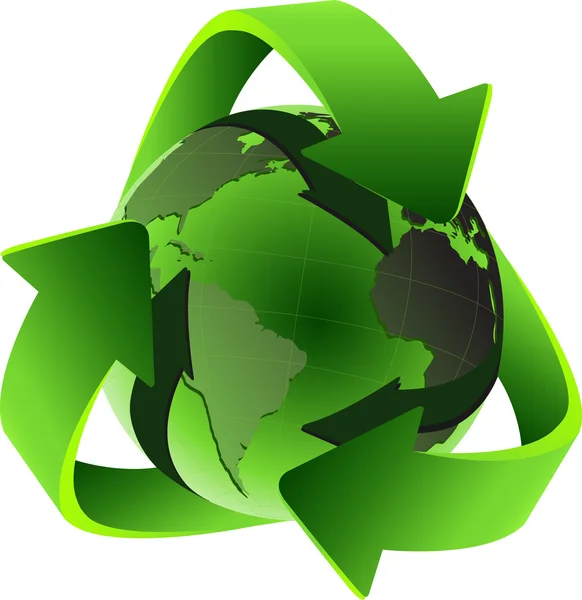Reciclar, reutilizar, reducir — Vector de stock