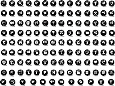 Web buttons clipart