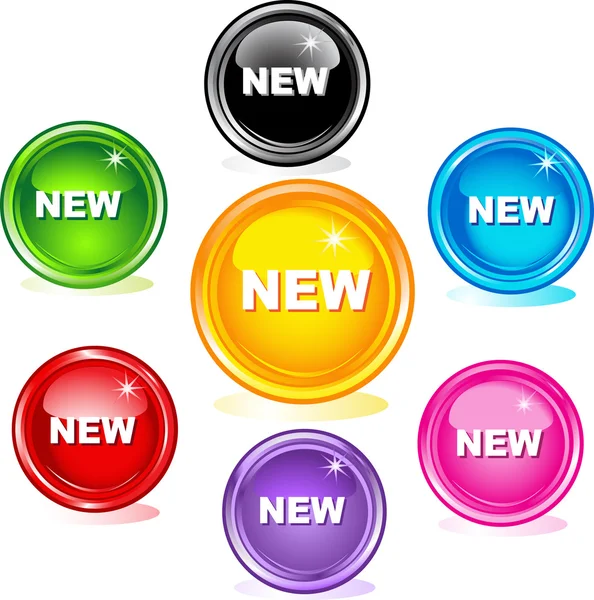 stock vector New buttons