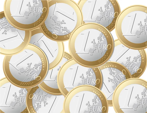 Euro fond — Image vectorielle