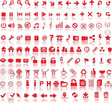 Web symbols clipart