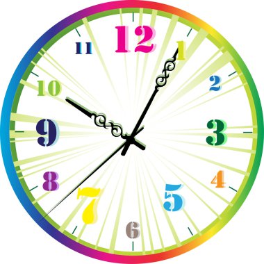 Illustration of clocks clipart