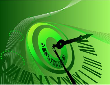 Background with clock clipart