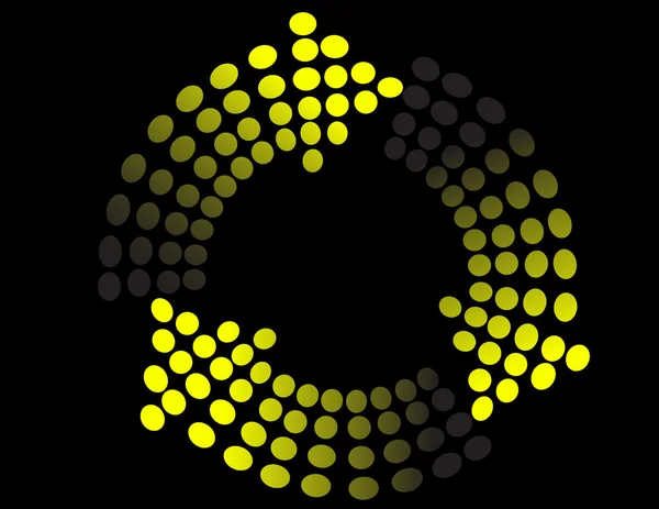 黄色の矢印の背景 — ストックベクタ