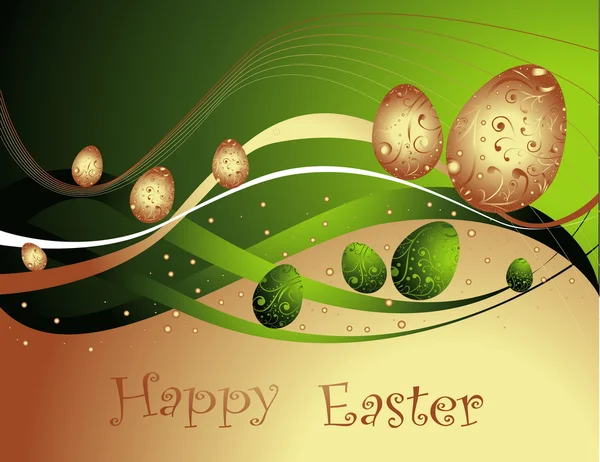 Joyeux fond de Pâques — Image vectorielle