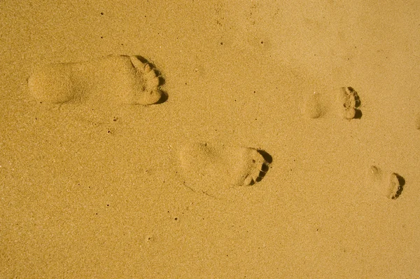 Stopa v písku — Stock fotografie