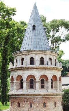 ünlü Ortaçağ galata Kulesi istanbul'da