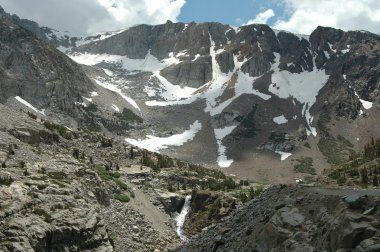 Snowcapped peaks clipart