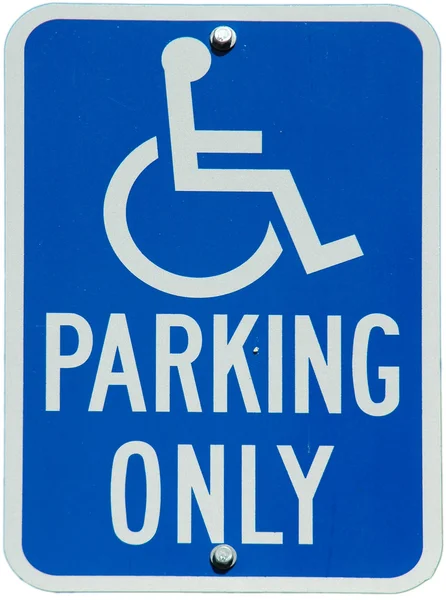 Aparcamiento solo para discapacitados — Foto de Stock