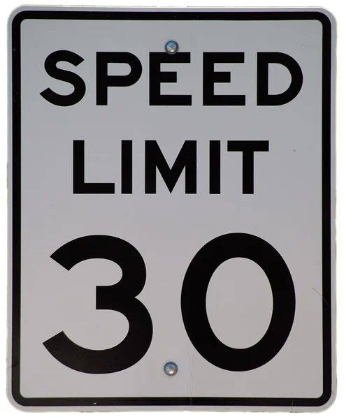 Ograniczenie prędkości 30 — Zdjęcie stockowe