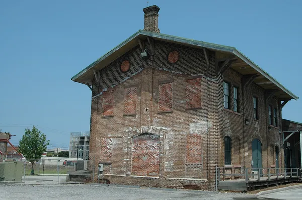 Demiryolu depo binası — Stok fotoğraf