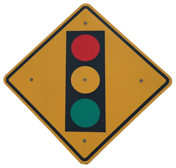 Traffic-light vooruit — Stockfoto