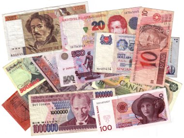 Currencies clipart