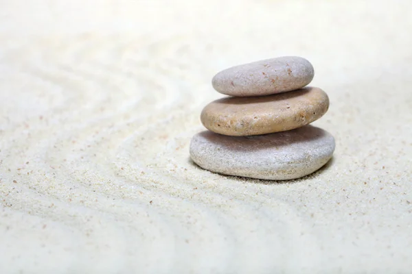 Stack of stones and sand — Stock Photo, Image