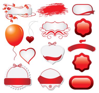 Set of vector design elements clipart