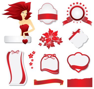 Set of vector design elements clipart