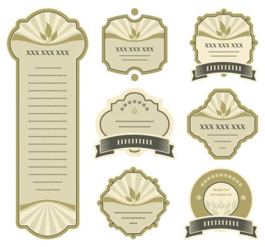 Set of vector design elements clipart