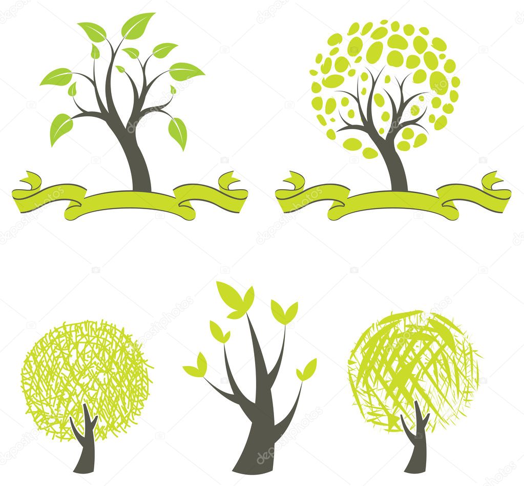 Frame with tree Stock Vector by ©Tihon6 2002545