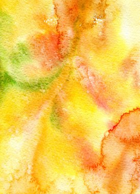 Abstract watercolor hand painted clipart