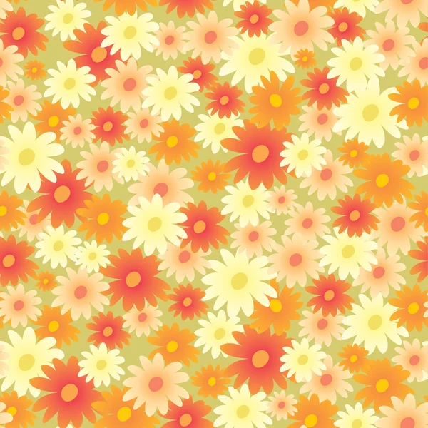 Seamless flower background — Stock Vector