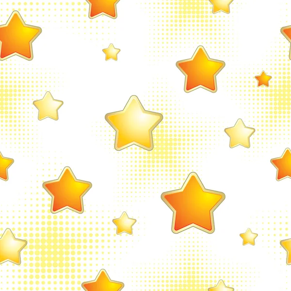 Fond sans couture avec des étoiles — Image vectorielle